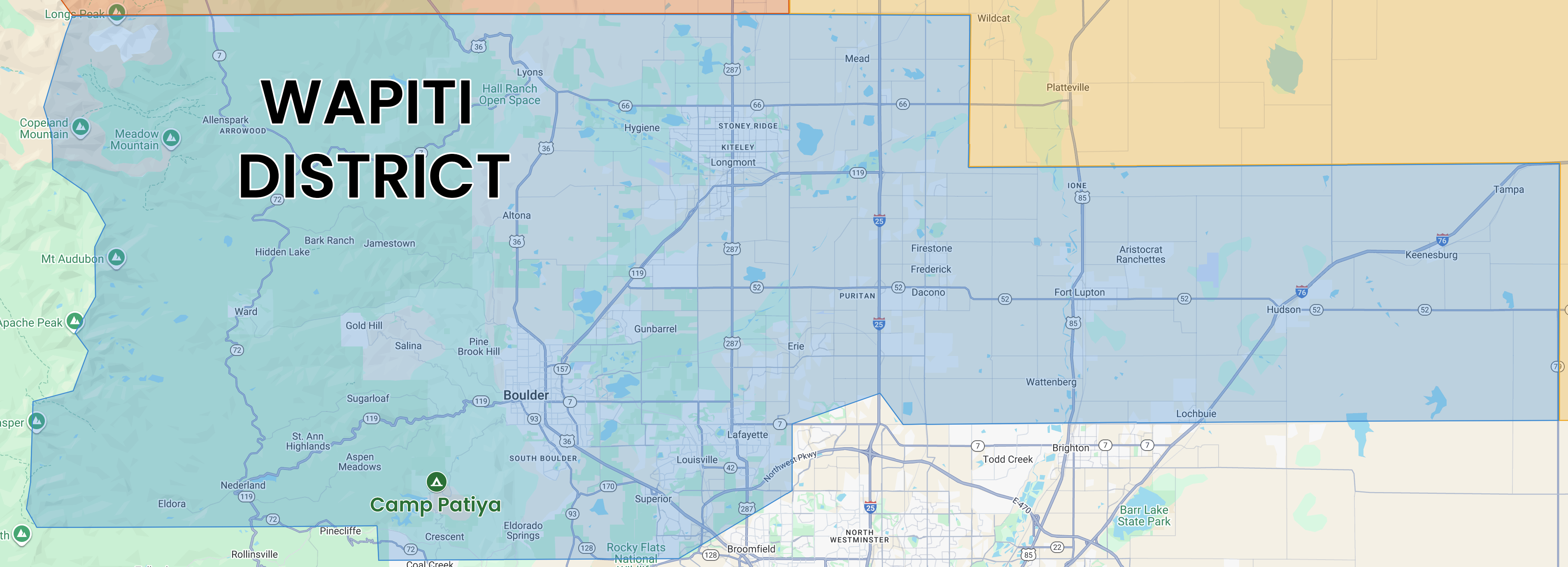 AWC District Map – Wapiti – Adventure West Council